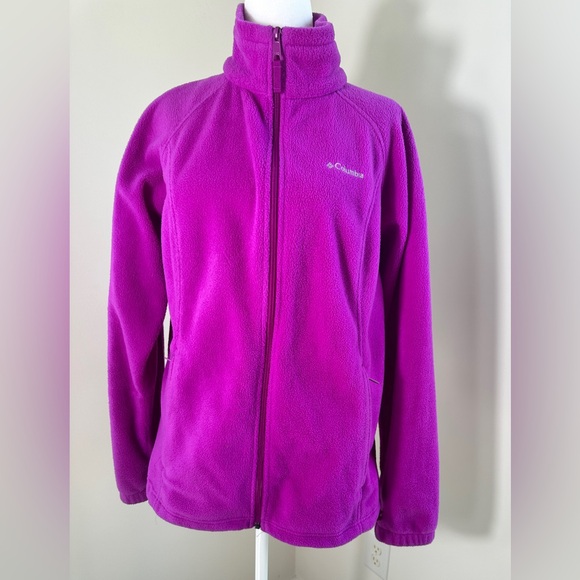 Columbia Women's Pink Fleece Jacket - Picture 4 of 7